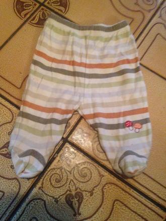 Dětské tepláky s ťapkama, proužky,muchomůrky 50-56, cherokee,50