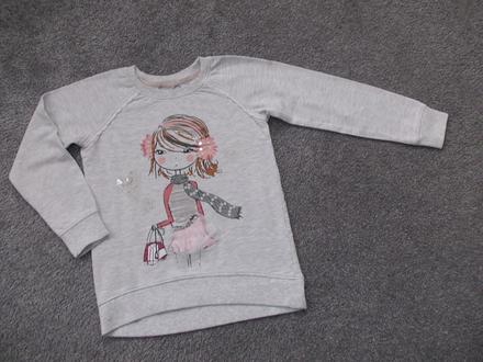 Mikina / mikinka s holčičkou, vel.122, 122