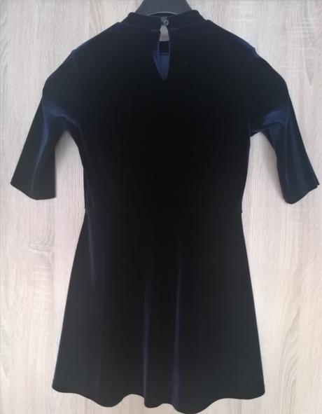 Sametové šaty next vel 146, next,146