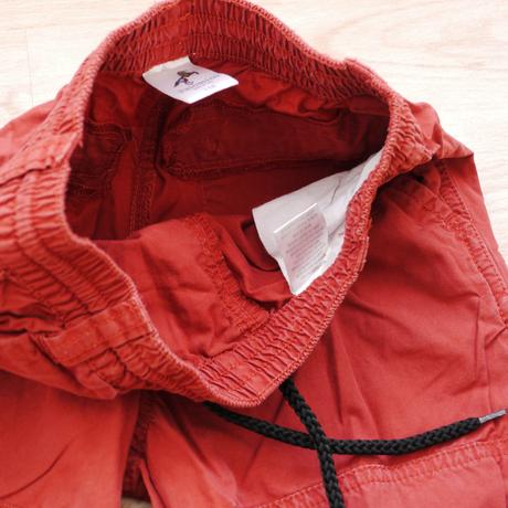 Cervene kratasy slabe na gumu v pase 116 h&m, h&m,116