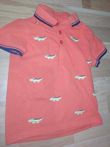 Oranžové tričko s krokodýli 98 bluezoo, bluezoo,98