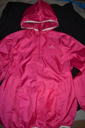 Dívčí bunda větrovka v.128/140, decathlon,134