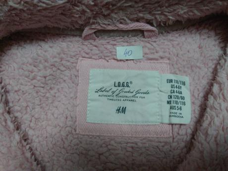 Chlupatá mikina, ham, vel 110/116, h&m,110