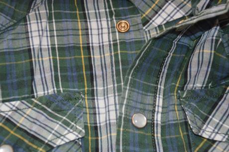 116 122 bavlněná kostkatá košile na druky, kappahl,116