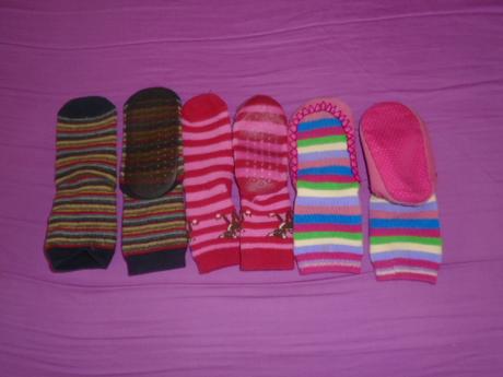 Boty ponožky protisluz 3x 16-17 cm, 27