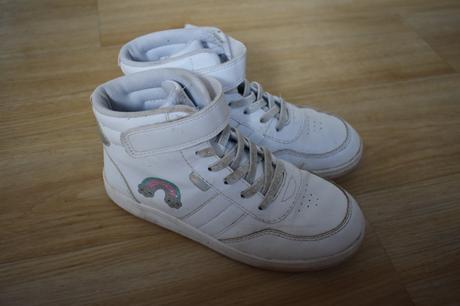 Kotníčkové dívčí tenisky h&m s duhou, velikost 34, h&m,34