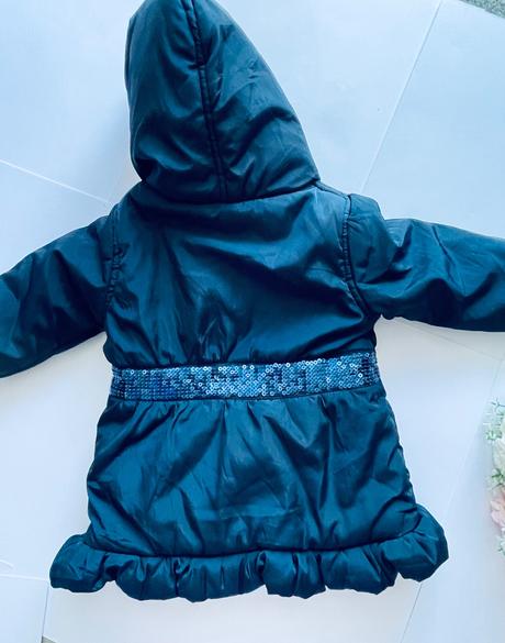 Bundička zimní modré barvy - v.6/9 měs, 74