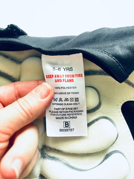 An12/ kostým kostlivec 3d aplikace  - v.5/6 let, 