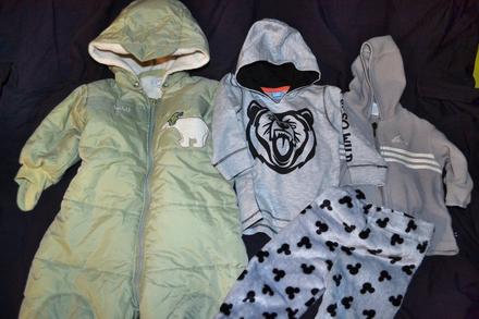 Silná zimní kombinéza v.74,fleece kalhoty,mikiny, 74
