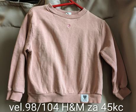 Mikiny 98/104, h&m,98