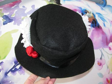 Karnevalový klobouk mary poppins,