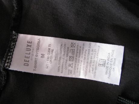 Tmavě hnědé bavlněné tričko deeluxe, m