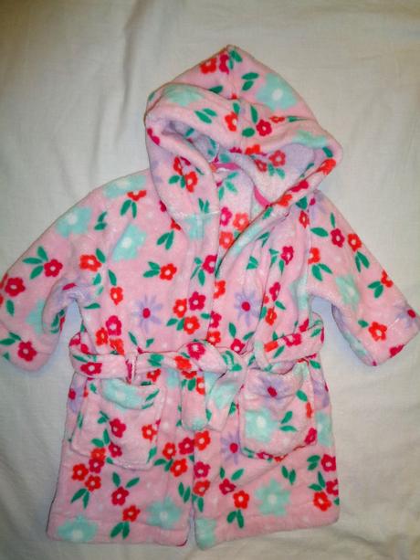 Kouzelný měkoučký květovaný flízový župan, john lewis,80