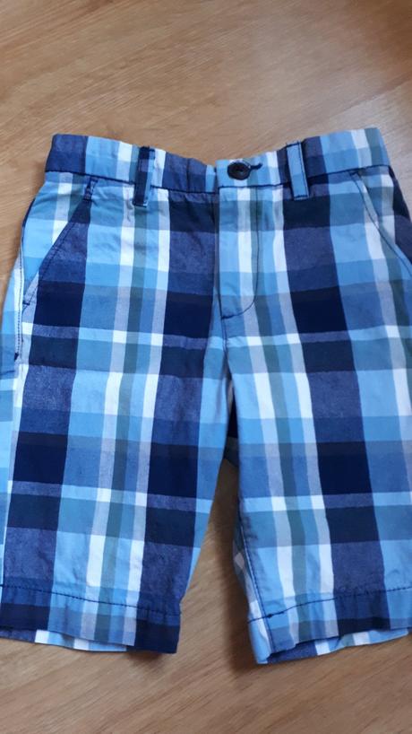 Peckovní káro kostkované kraťasy, h&m,122