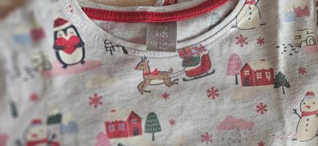 2x dvojdílné vánoční pyžamo, pyžamko, vel.122/128, pepco,122