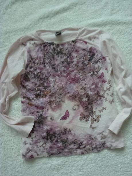 Tričko s motýly, zara,110