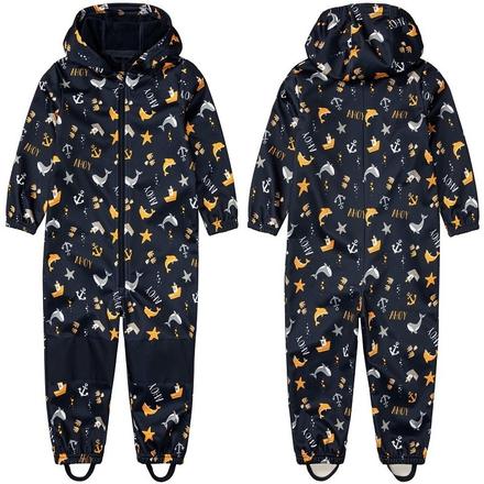 Vzorovaná softshellová kombinéza vel. 86/92, lupilu,86 / 92