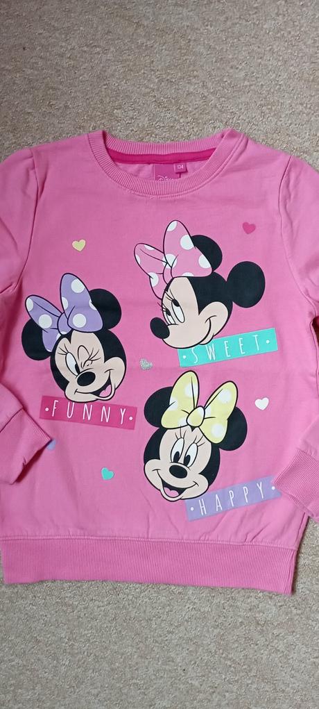 Mikina s minnie zn."disney" vel."134", disney,134