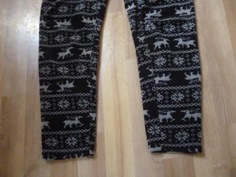 Vyteplené legíny vel.m pro maminy, m