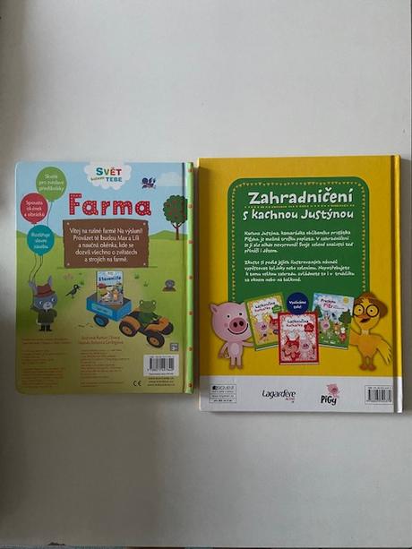 Dětské knížky - farma + zahradničení s ...,
