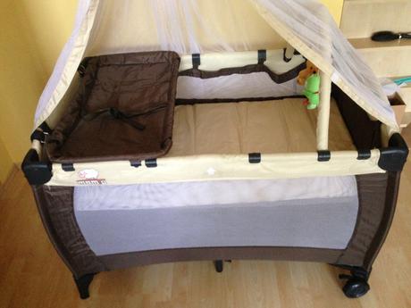 Skládací cestovní dětská postýlka, šířka (cm): 65,délka (cm): 120