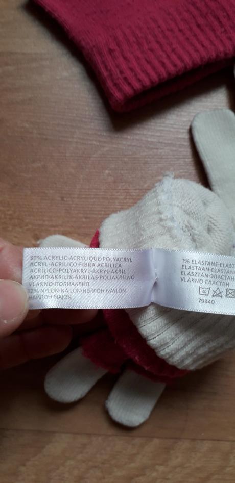 Rukavice hello kitty 6-12 let, c&a,122