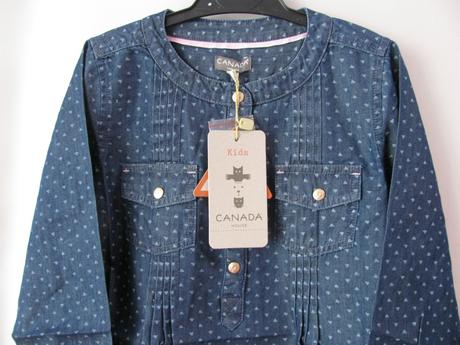 Dívčí šaty z tenké džínoviny-canada house, house,104