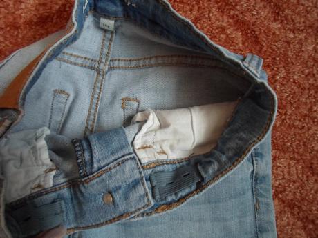 Modré kraťasy kraťásky šortky, 134