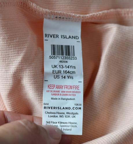 Šaty vel. 13 - 14 let, river island,164