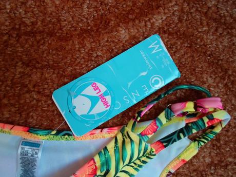 Květované plavkové kalhotky bikiny - m, new yorker,m