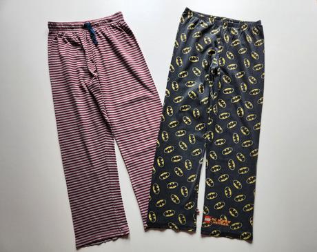2x dlouhé pyžamové kalhoty pyžamo vel. 146-152, 146