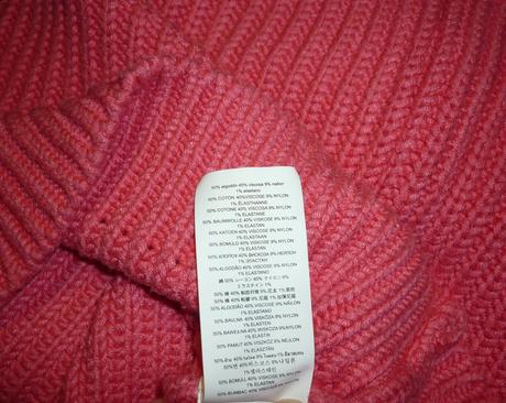 Sytě růžová pletená vesta s rolákem michael kors, michael kors,xs