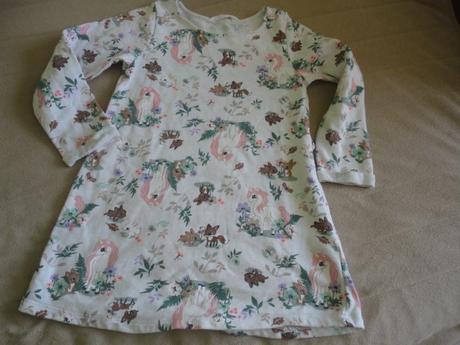 V top stavu teplákové šaty hm, vel. 7-8 let, h&m,122