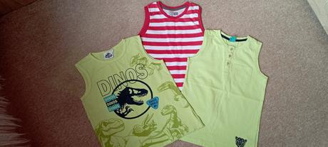 3x tílko zn."jurassic world" vel."128", 128