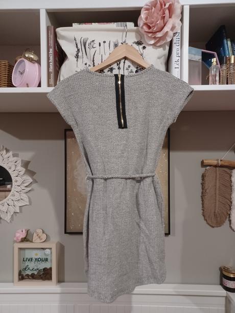 Svetrové šaty s páskem, reserved,140