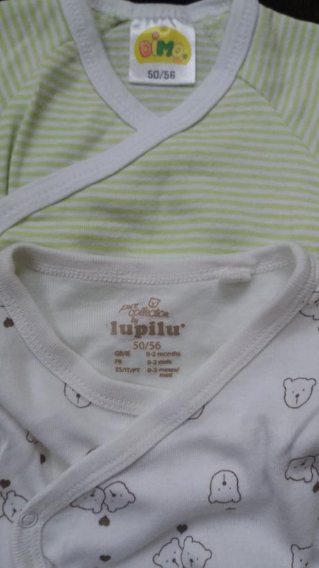 Zavinovací body pro kojence 2ks, vel. 50 - 56, lupilu,56