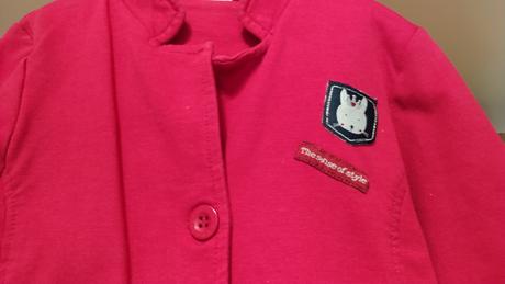 Coccodrillo krásné červené sako 110 cm 5 let super, coccodrillo,110