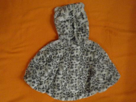 Luxusní teploučké pončo s ouškama - zvířecí motiv, next,92