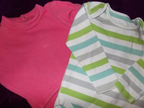 Body roláčkové+pruhované - vel.74-80, bhs,74