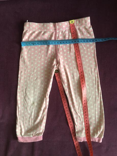 Růžové tenké tepláčky (vel. 80-86), 80