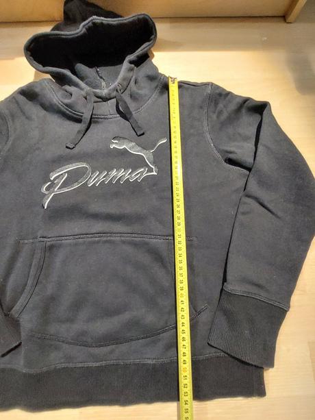 Mikina s kapucí černá puma, puma,m