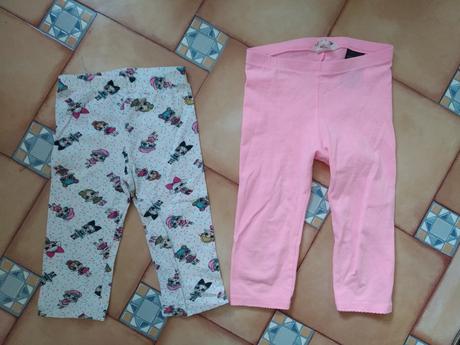3/4ní legíny - 2 ks, h&m,110