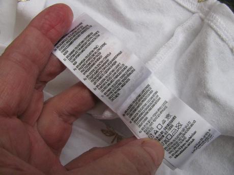 Krásná bavlněná kojenecká souprava se zlatým potis, mothercare,68