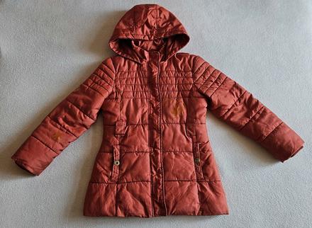 Dívčí zimní bunda, bundička, vel.134, c&a, c&a,134