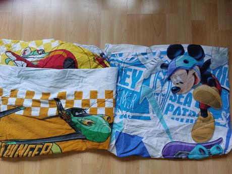 Dětské prostěradlo mickey a letadla, 90x200cm, 