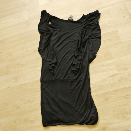 Cerne pary tricko s volanky vel.xs h&m, h&m,xs