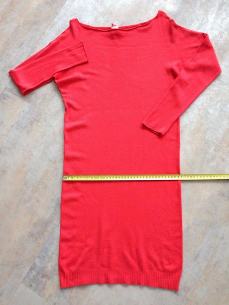 Oranž těhu elast.mateřské šaty zn.celebrities 38,m, m