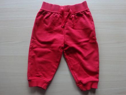 Tepláky červené, vel. 80, marks & spencer,80