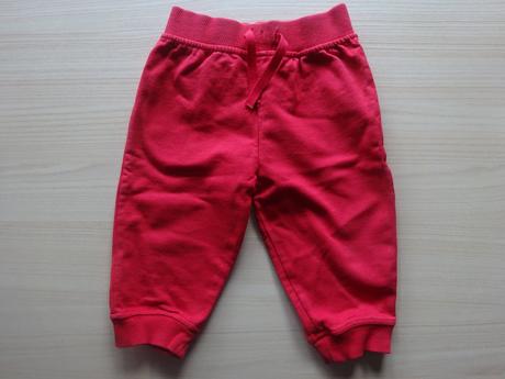 Tepláky červené, vel. 80, marks & spencer,80
