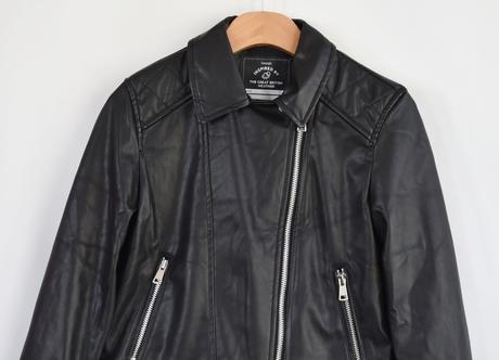 Koženková bunda vel. 11 - 12 let, george,152